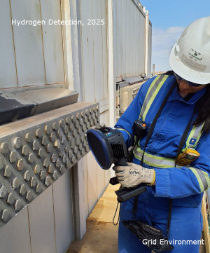 Grid Environment hydrogen leak detection